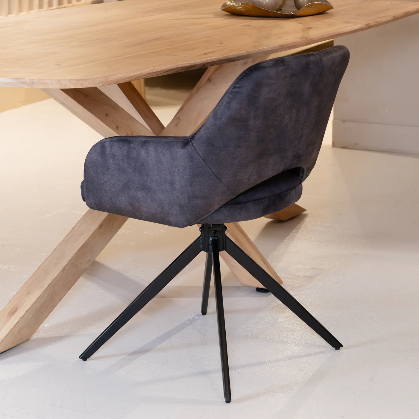 Chaise de salle à manger Evi | Tissu naturel 4 chaises pour seulement €33.99 – offre limitée!