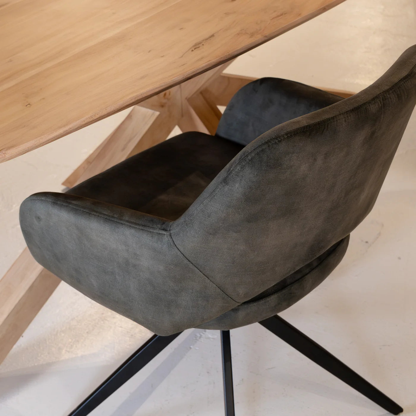 Chaise de salle à manger Evi | Tissu naturel 4 chaises pour seulement €33.99 – offre limitée!