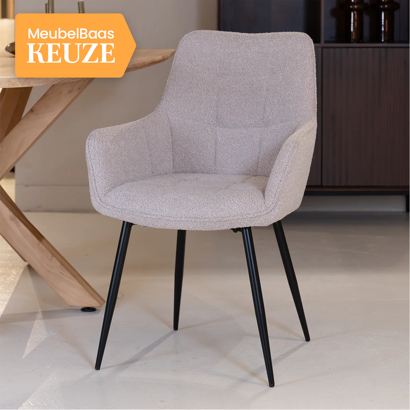 Chaise de salle à manger Lynn | Micro Suéde 4 chaises pour seulement €33.99 – offre limitée!