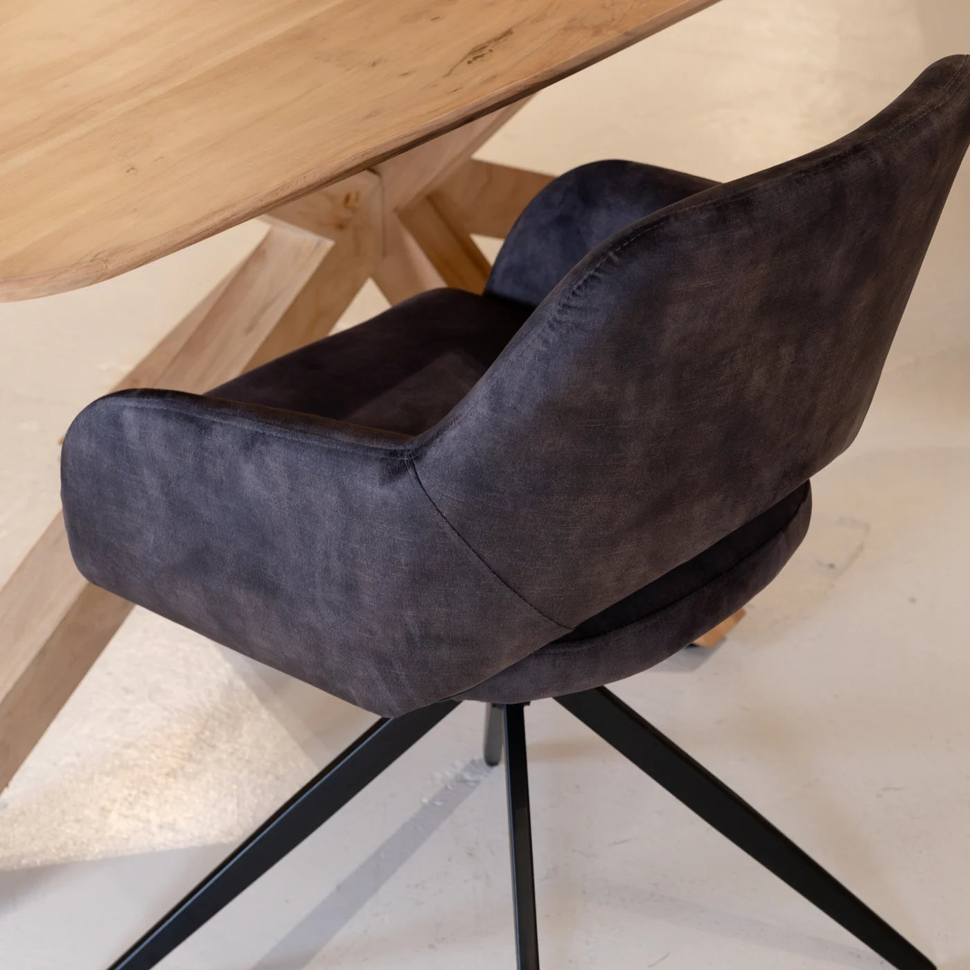 Chaise de salle à manger Evi | Tissu naturel 4 chaises pour seulement €33.99 – offre limitée!