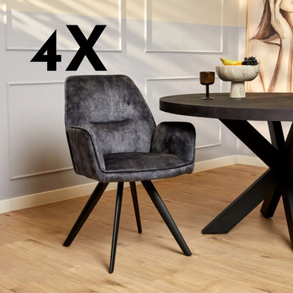 Casper – Spisestuestol – 4 stole for kun 260 kr – Begrænset tilbud!