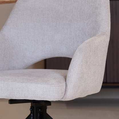 Chaise de salle à manger Evi | Tissu naturel 4 chaises pour seulement €33.99 – offre limitée!