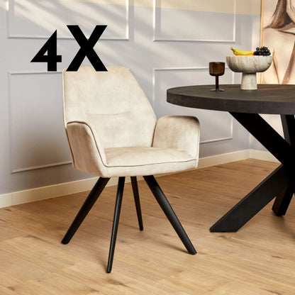 Casper – Spisestuestol – 4 stole for kun 260 kr – Begrænset tilbud!