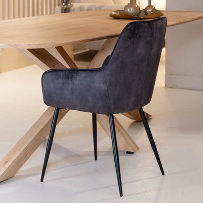 Chaise de salle à manger Lynn | Micro Suéde 4 chaises pour seulement €33.99 – offre limitée!