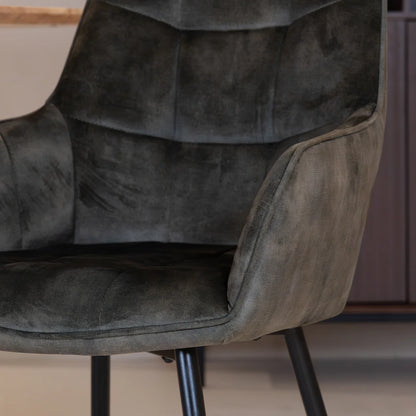 Chaise de salle à manger Lynn | Micro Suéde 4 chaises pour seulement €33.99 – offre limitée!
