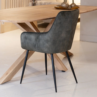 Chaise de salle à manger Lynn | Micro Suéde 4 chaises pour seulement €33.99 – offre limitée!