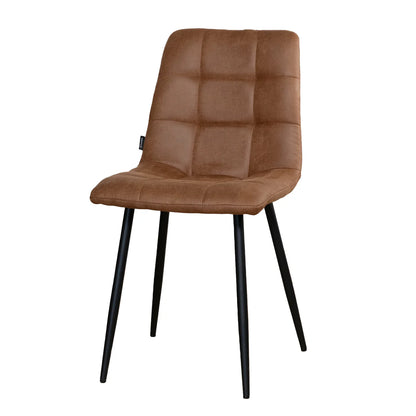 Chaise de salle à manger Tess | Micro-suède 4 chaises pour seulement €33.99 – offre limitée!