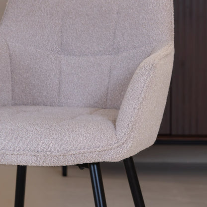 Chaise de salle à manger Lynn | Micro Suéde 4 chaises pour seulement €33.99 – offre limitée!